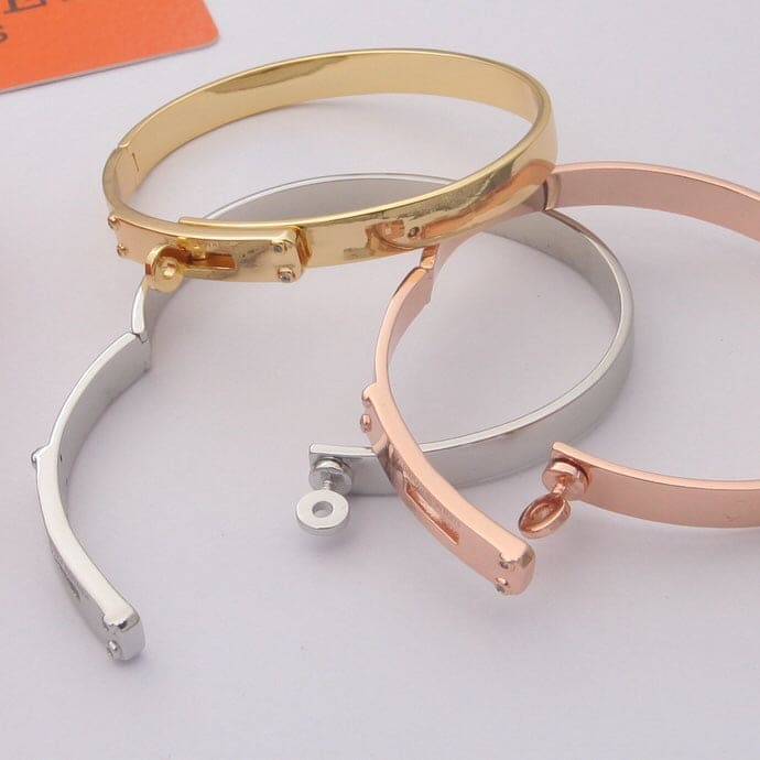 Hermes Kelly Bracelet - 18K Rose Gold