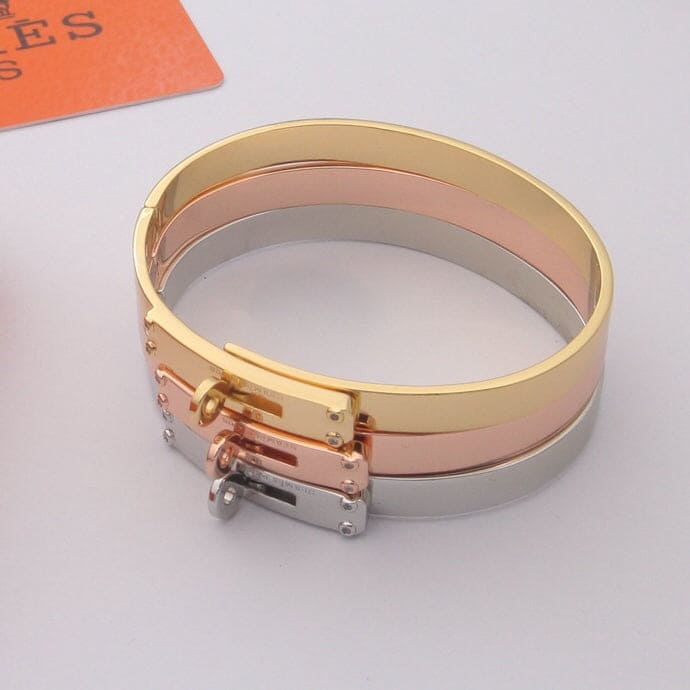 Hermes Kelly Bracelet - 18K White Gold