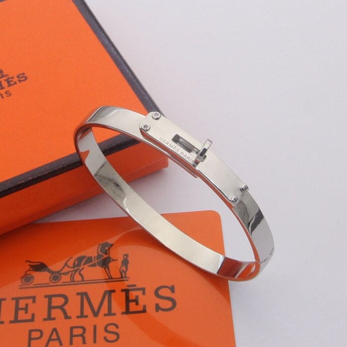 Hermes Kelly Bracelet - 18K White Gold