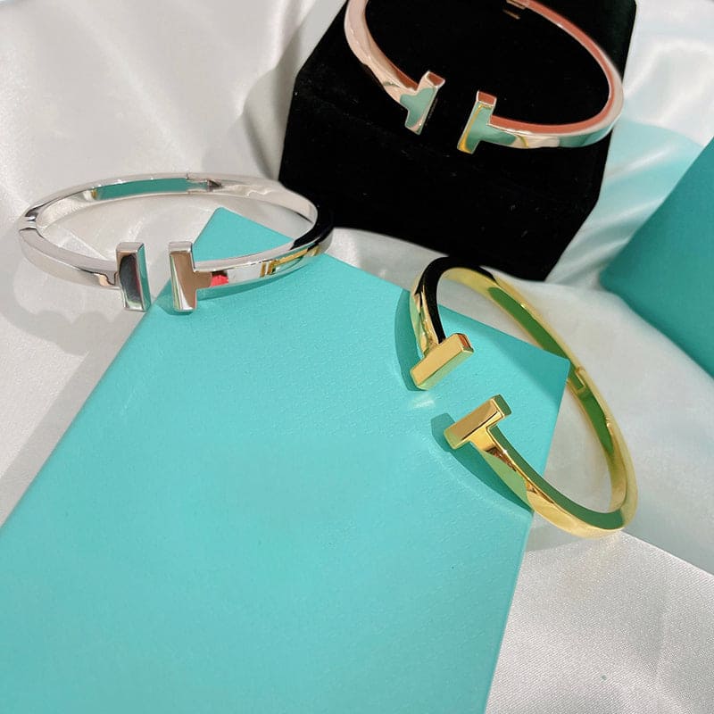 Tiffany Square Bracelet - 18K Gold