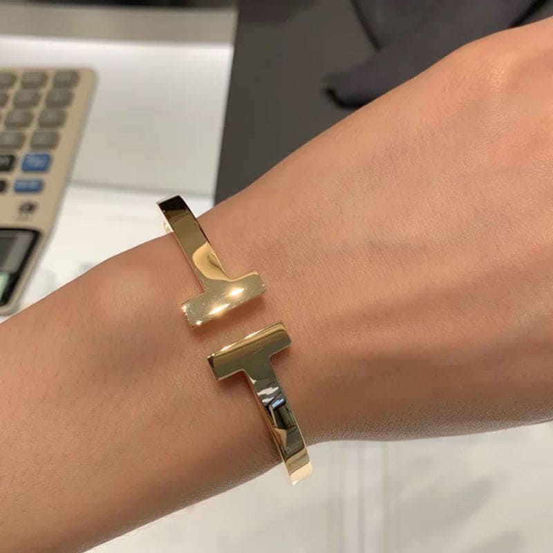 Tiffany Square Bracelet - 18K Yellow Gold