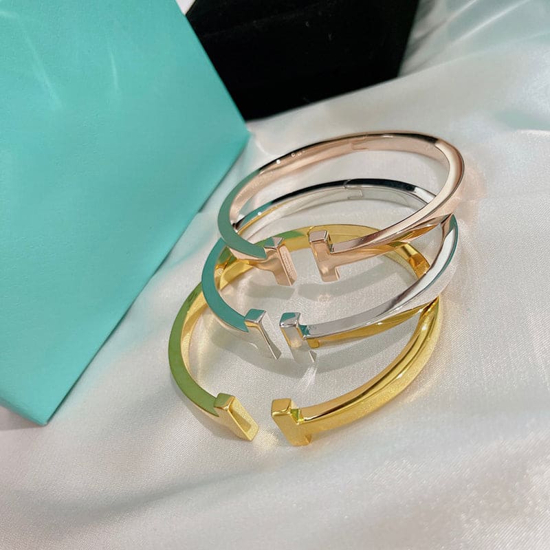 Tiffany Square Bracelet - 18K Yellow Gold