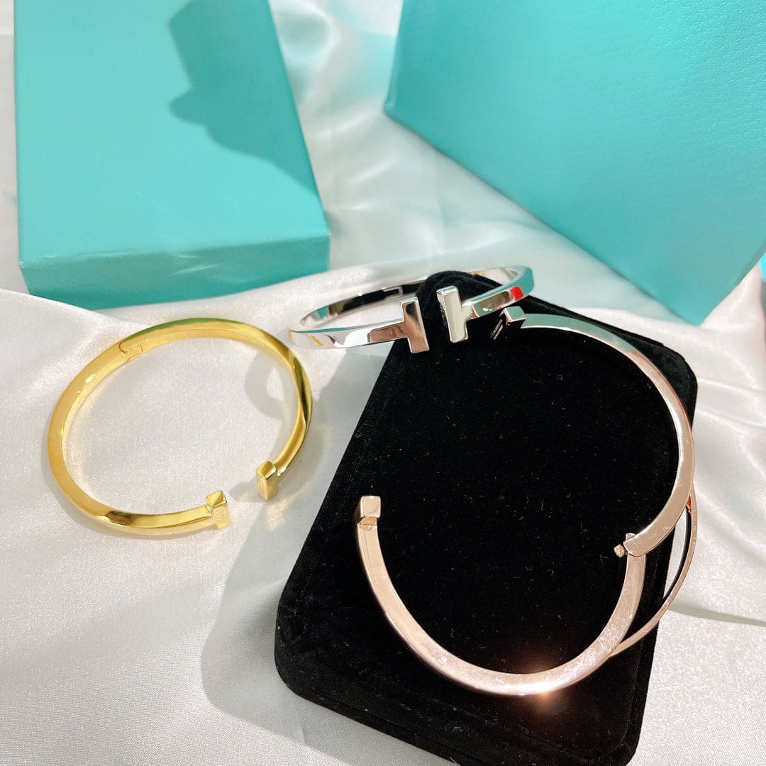 Tiffany Square Bracelet - 18K Gold