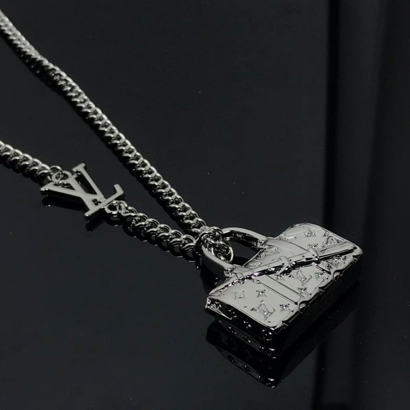 Louis Vuitton Monogram Chain Bag Necklace