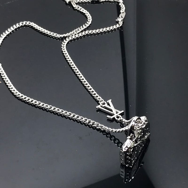 Louis Vuitton Monogram Chain Bag Necklace
