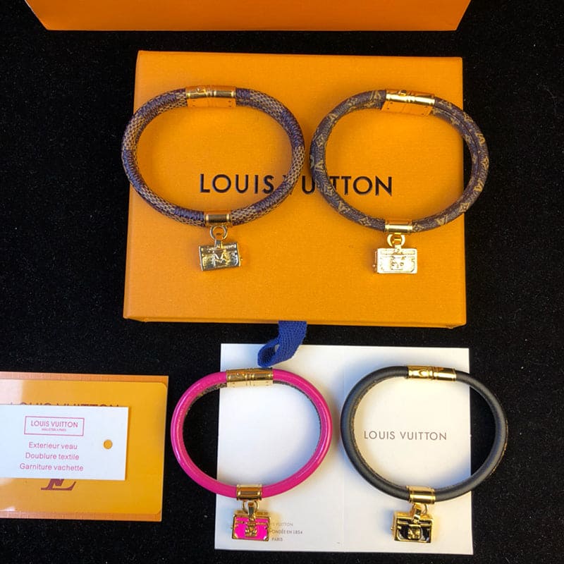 Louis Vuitton Brassie Quipu It Twice Trunk Motif Bracelet