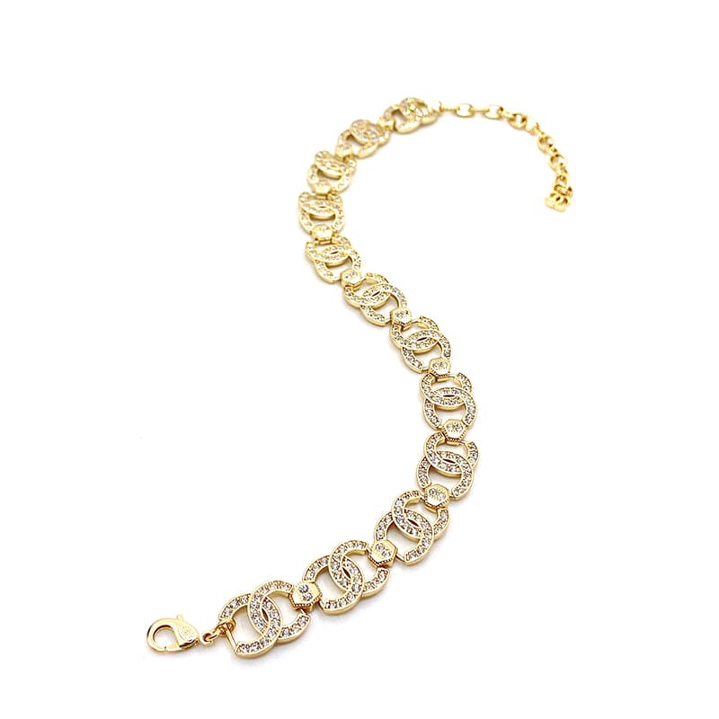 Chanel Rhinestone 2021 Interlocking Choker Necklace