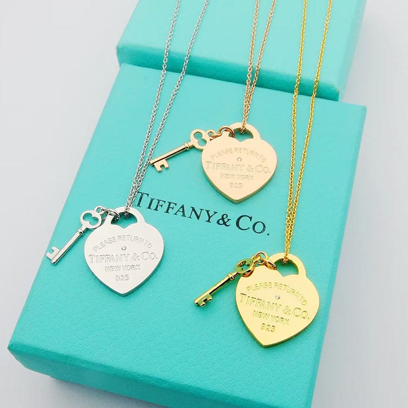 Return to Tiffany Heart & Key Necklace