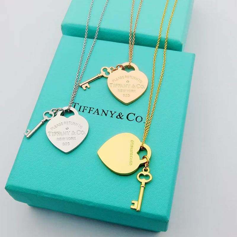 Return to Tiffany Heart & Key Necklace