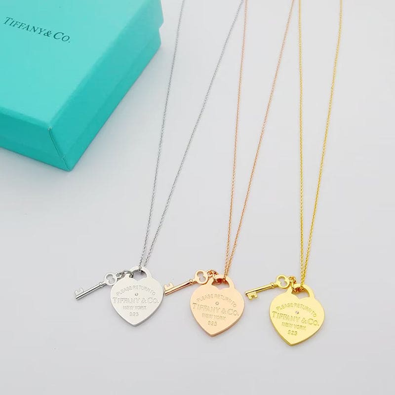 Return to Tiffany Heart & Key Necklace