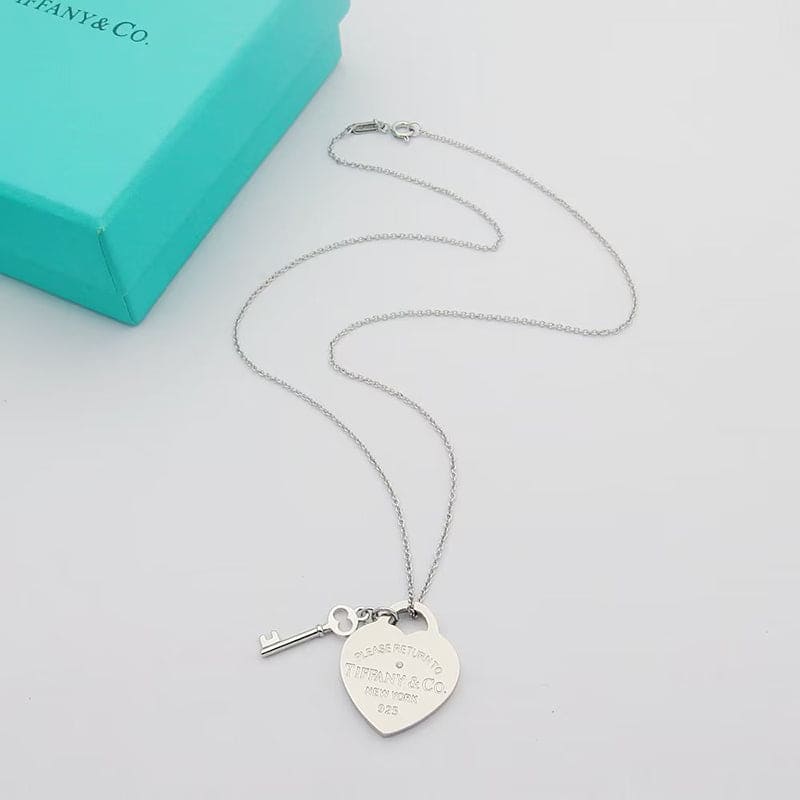 Return to Tiffany Heart & Key Necklace