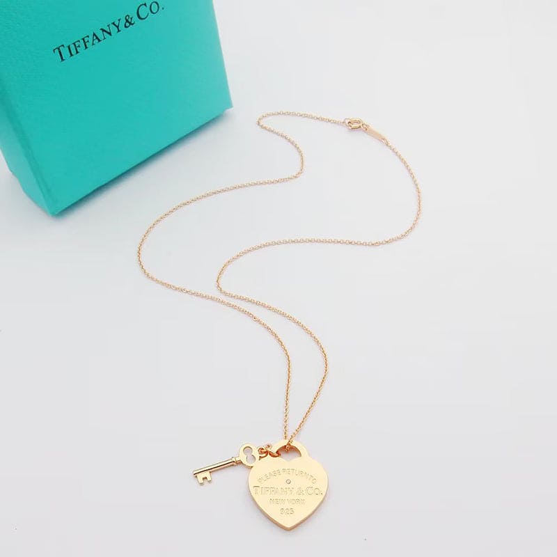 Return to Tiffany Heart & Key Necklace