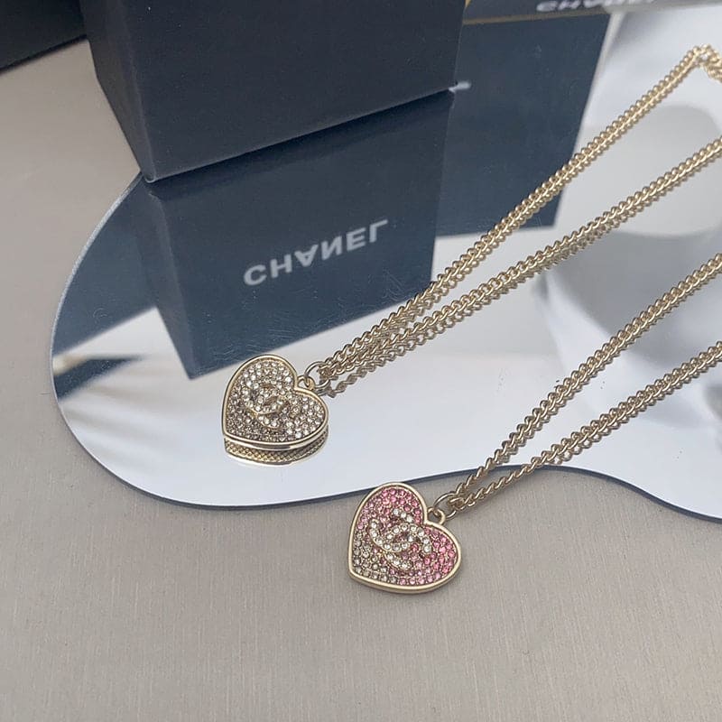 Chanel Pink Diamond Necklace