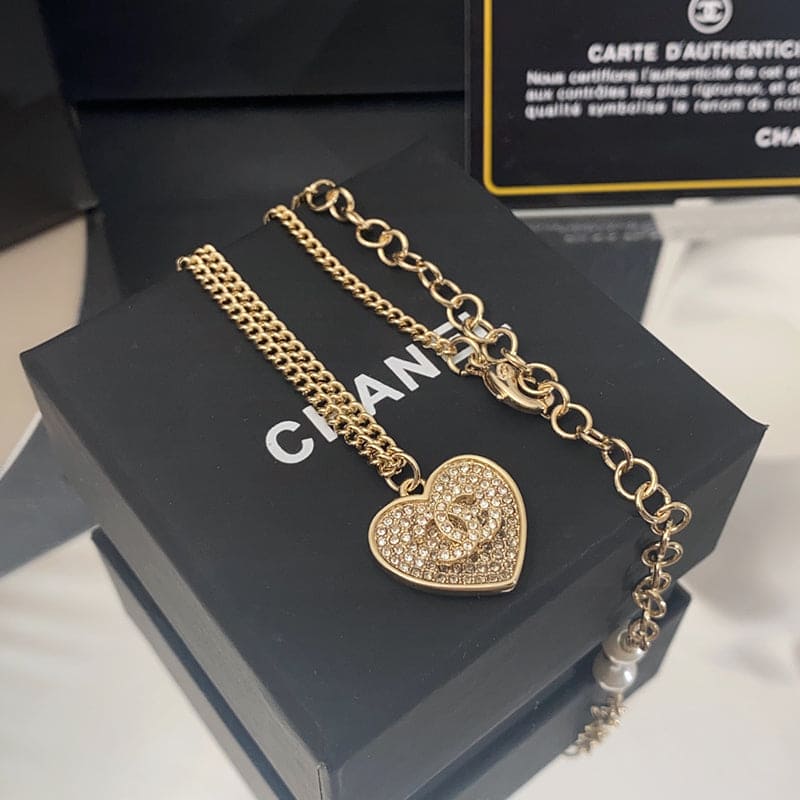 Chanel Pink Diamond Necklace