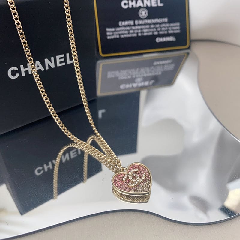Chanel Pink Diamond Necklace
