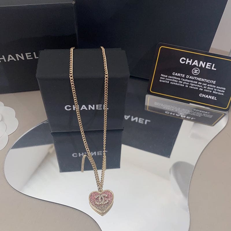 Chanel Pink Diamond Necklace