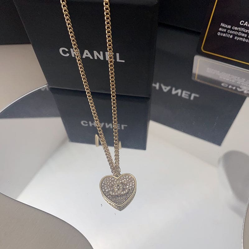 Chanel Pink Diamond Necklace