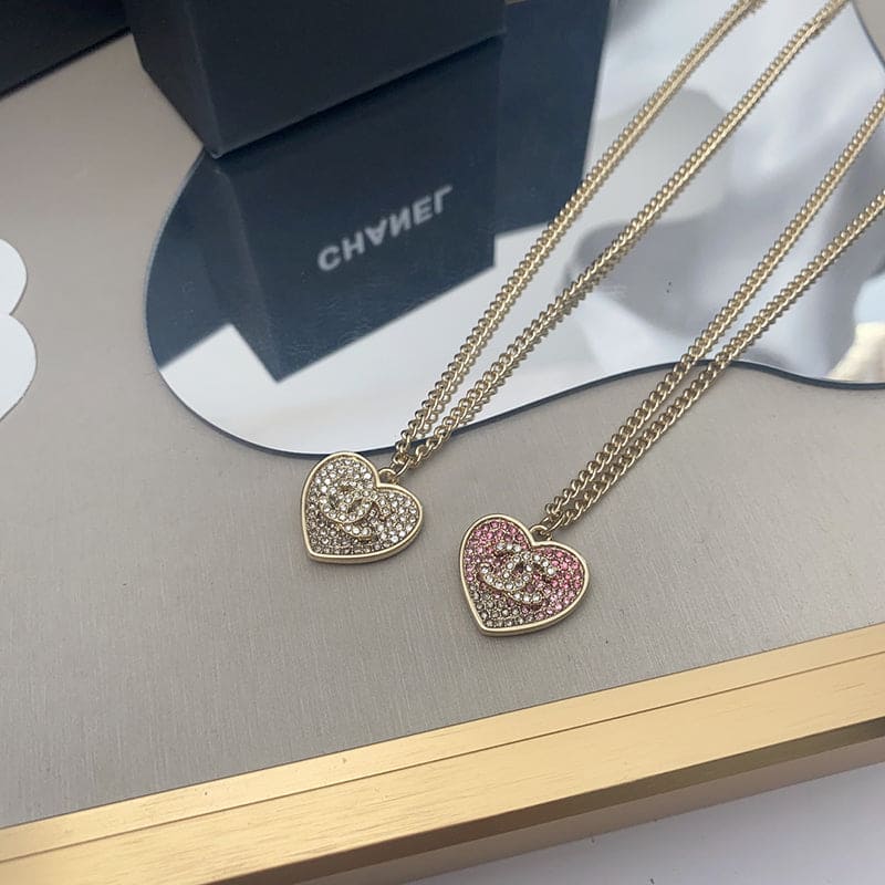 Chanel Pink Diamond Necklace