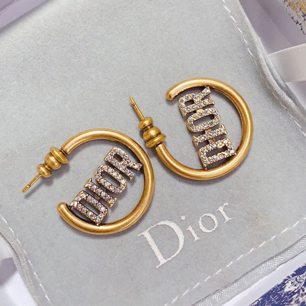 Dior 30 Montaigne Hoop Earrings