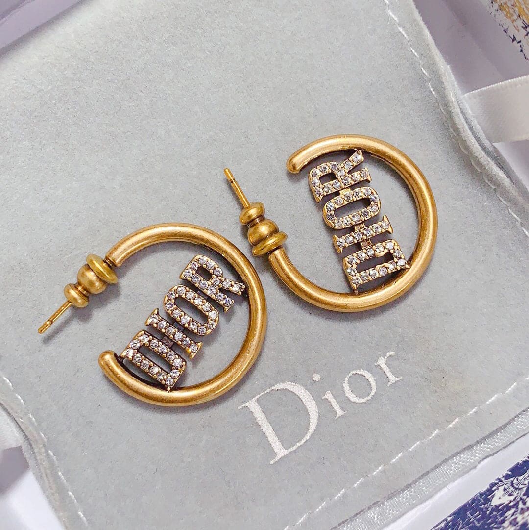 Dior 30 Montaigne Hoop Earrings