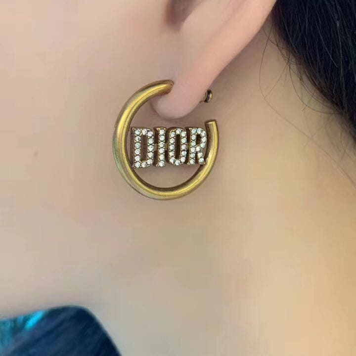 Dior 30 Montaigne Hoop Earrings