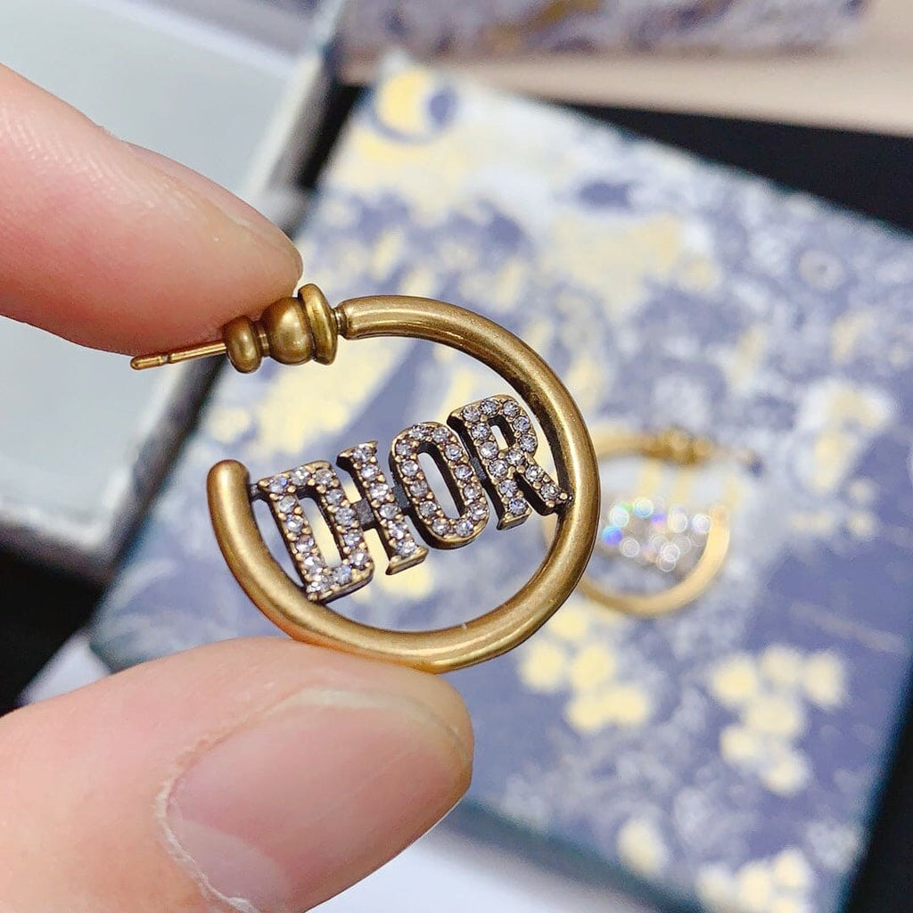 Dior 30 Montaigne Hoop Earrings