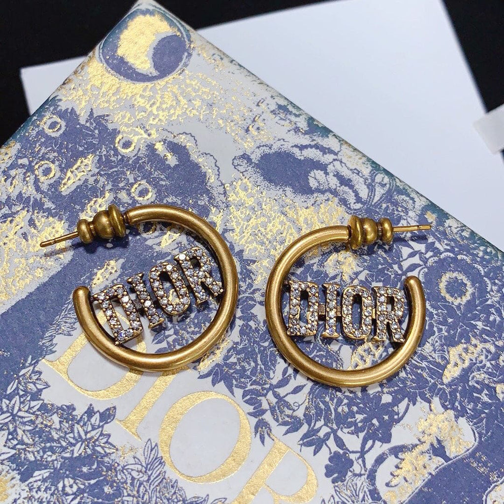 Dior 30 Montaigne Hoop Earrings