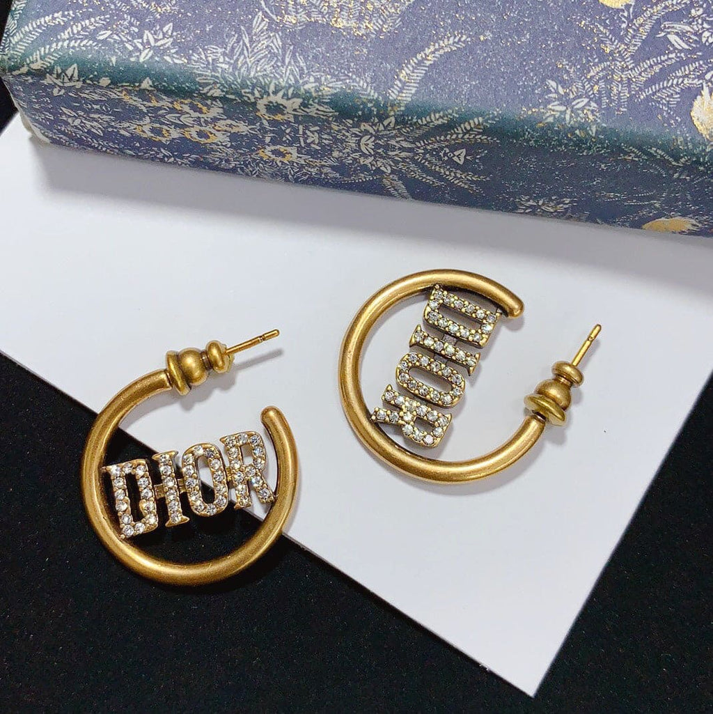 Dior 30 Montaigne Hoop Earrings