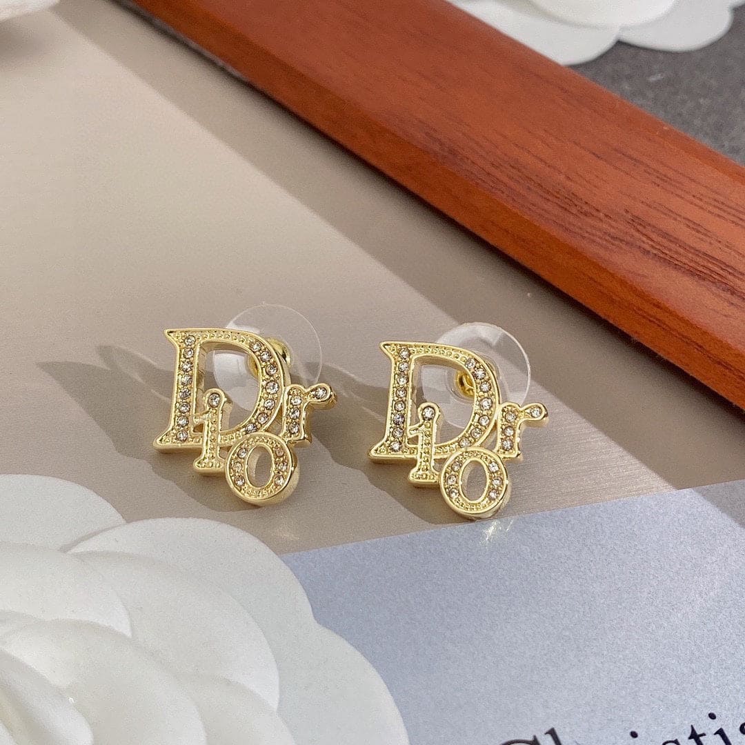 Dior Rhinestone Vintage Earrings