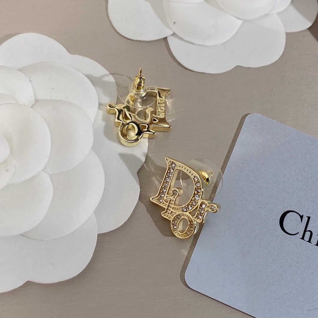 Dior Rhinestone Vintage Earrings