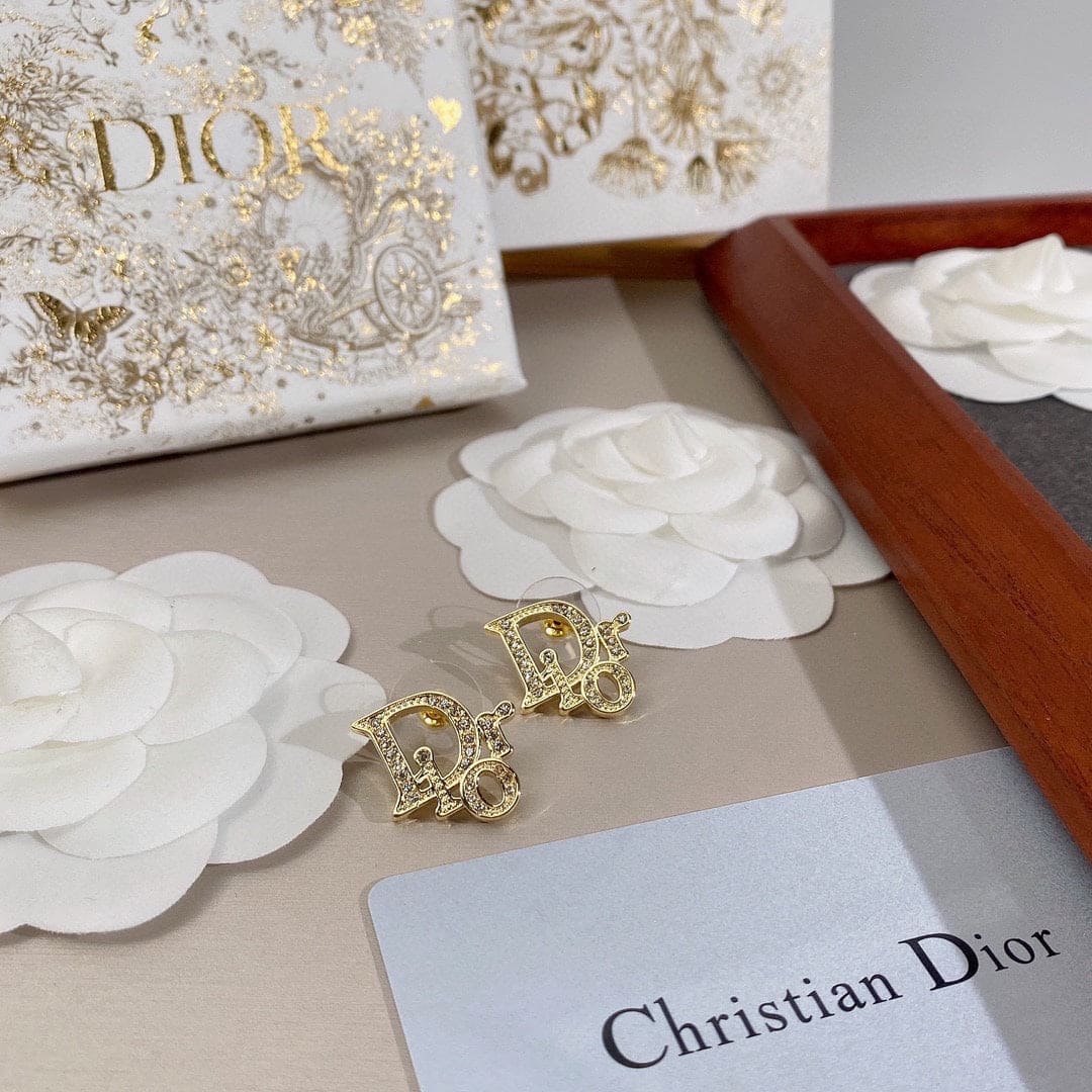 Dior Rhinestone Vintage Earrings