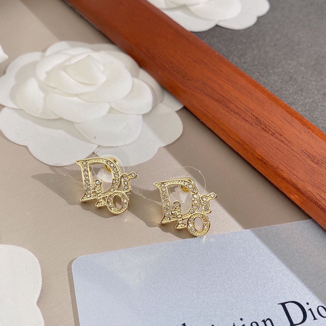 Dior Rhinestone Vintage Earrings