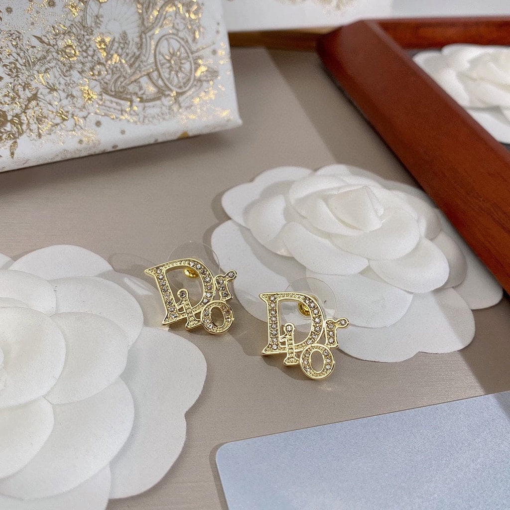 Dior Rhinestone Vintage Earrings