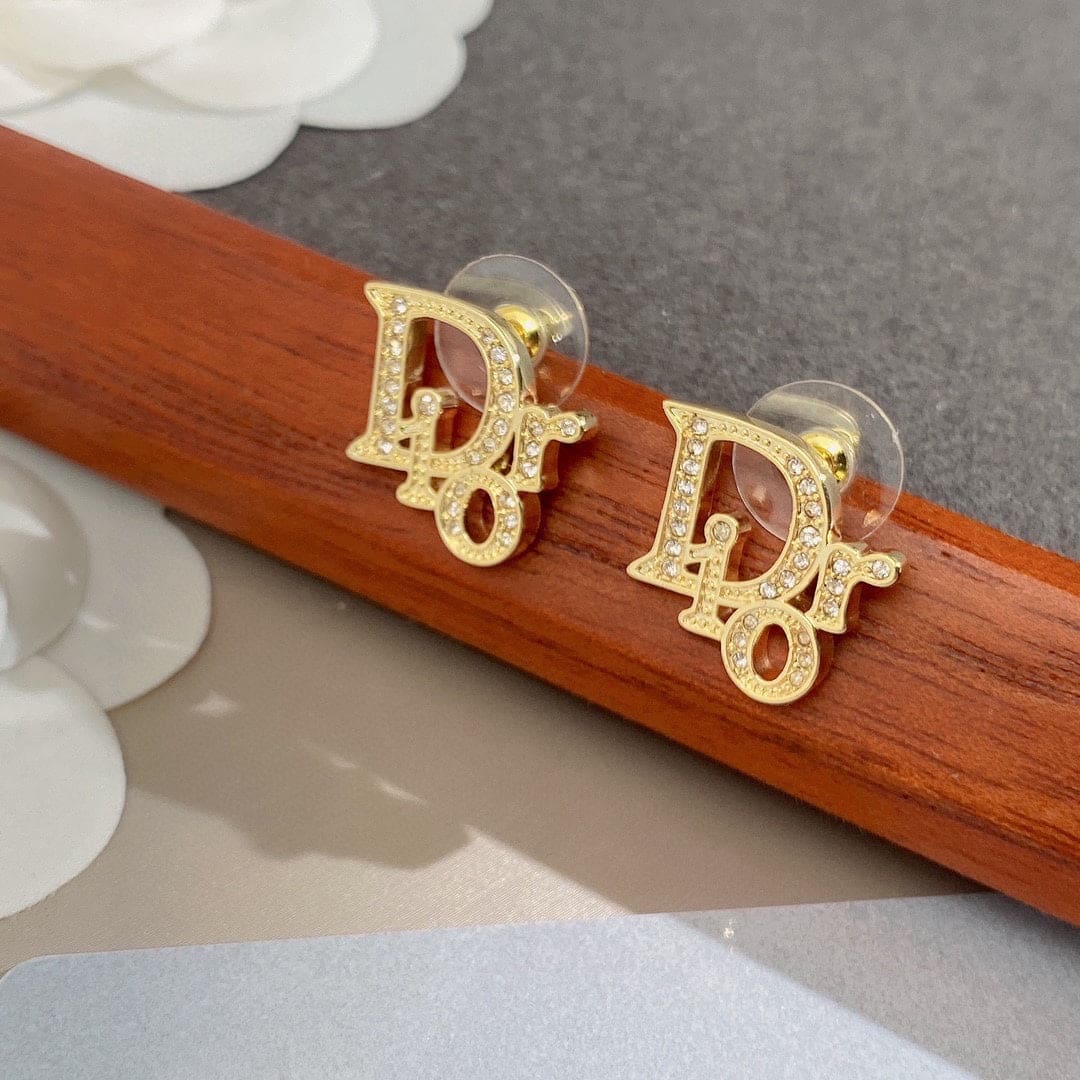 Dior Rhinestone Vintage Earrings