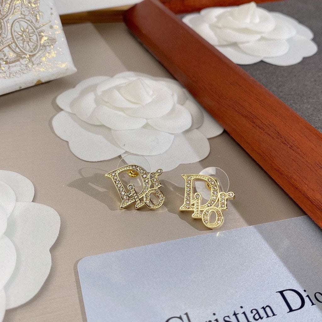 Dior Rhinestone Vintage Earrings