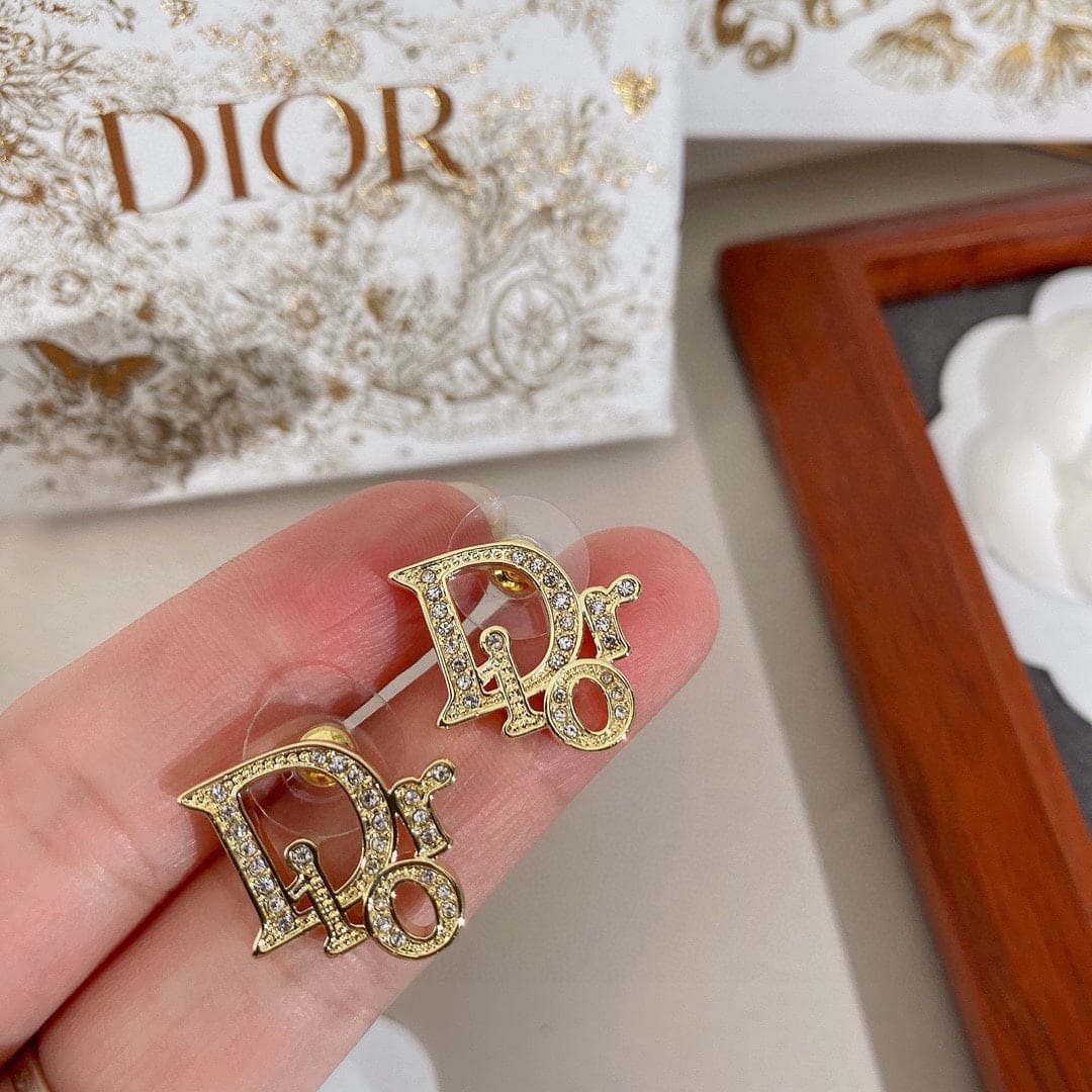 Dior Rhinestone Vintage Earrings