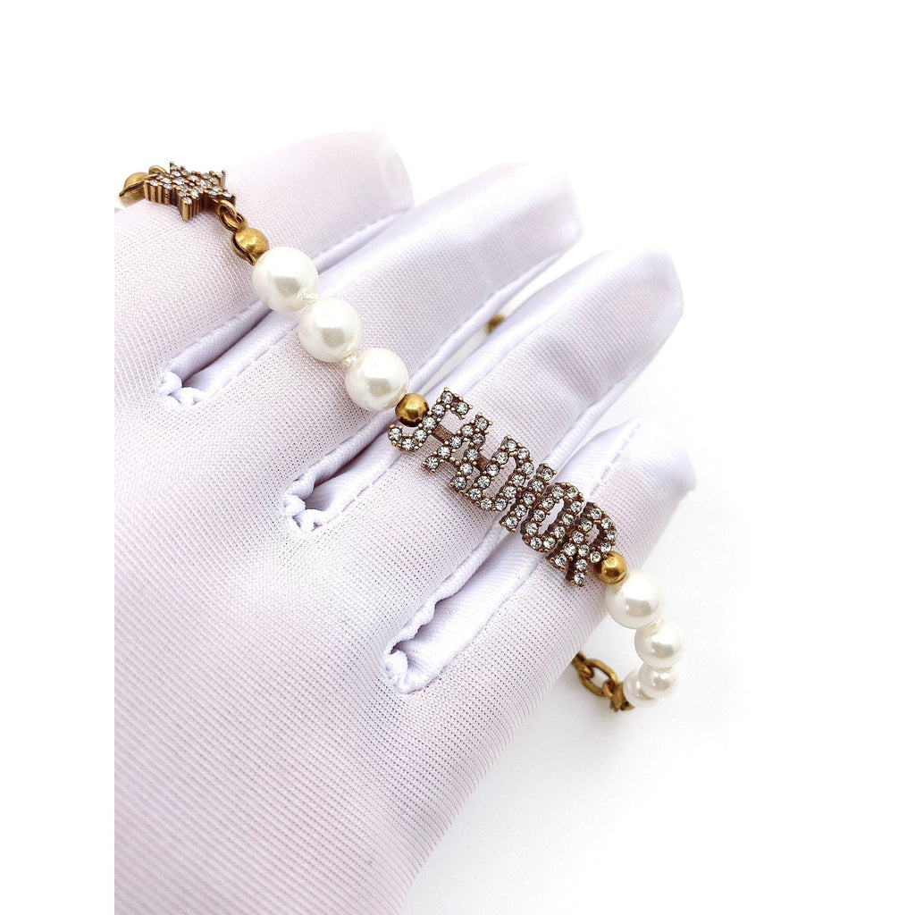 Dior Pearl & Crystal J'Adior Choker Necklace