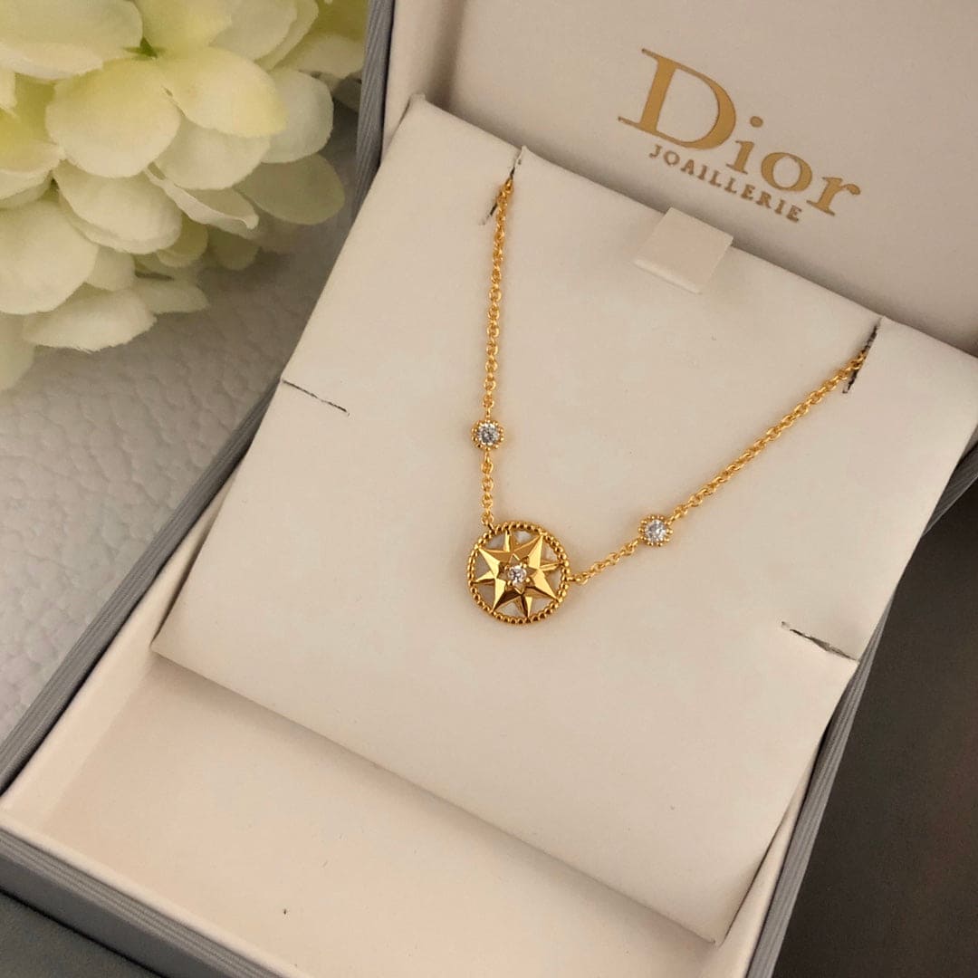 Dior Rose Des Vents Vintage Necklace