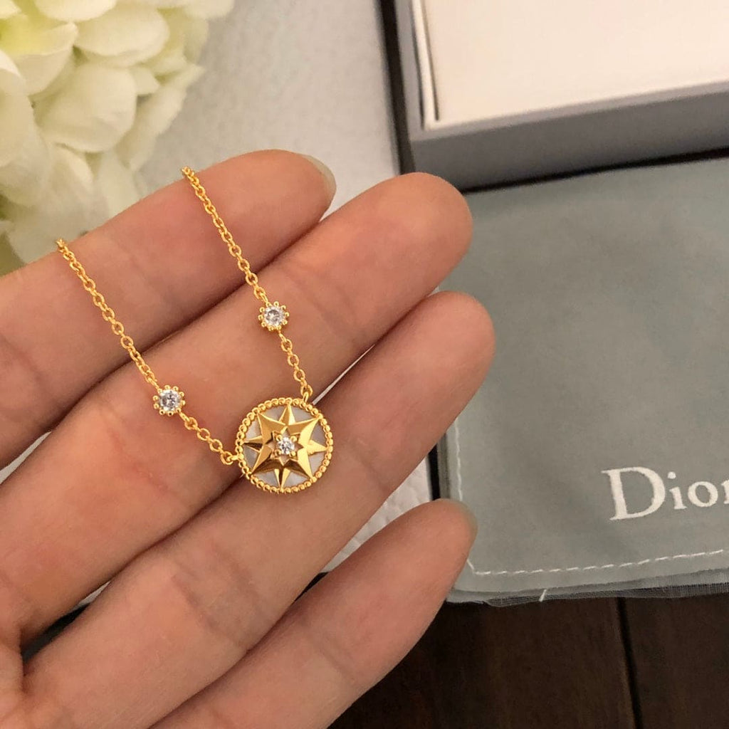 Dior Rose Des Vents Vintage Necklace