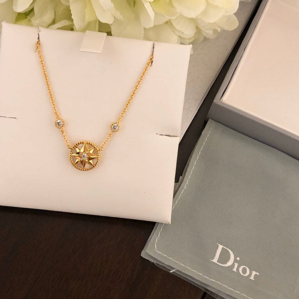 Dior Rose Des Vents Vintage Necklace