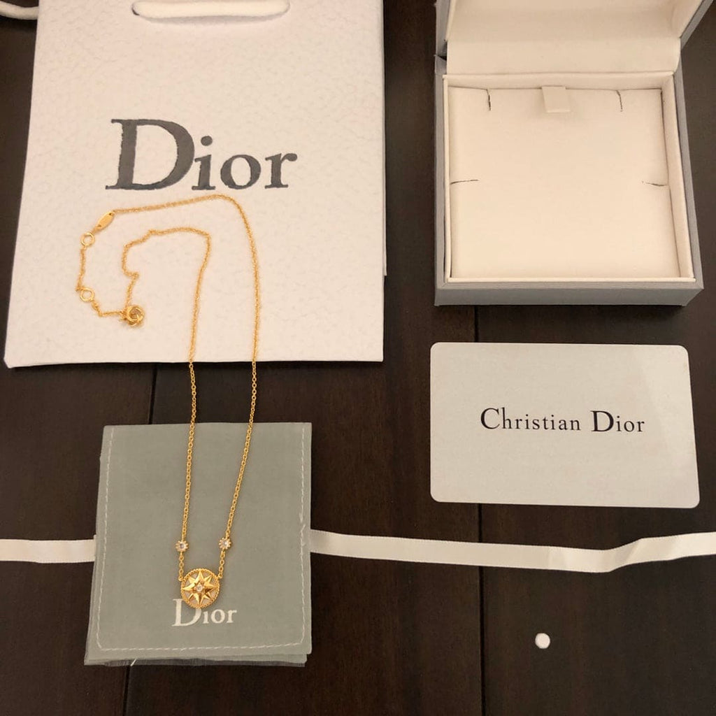 Dior Rose Des Vents Vintage Necklace