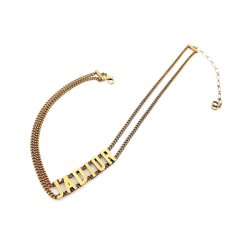 Dior J'Adior Choker Chain Necklace