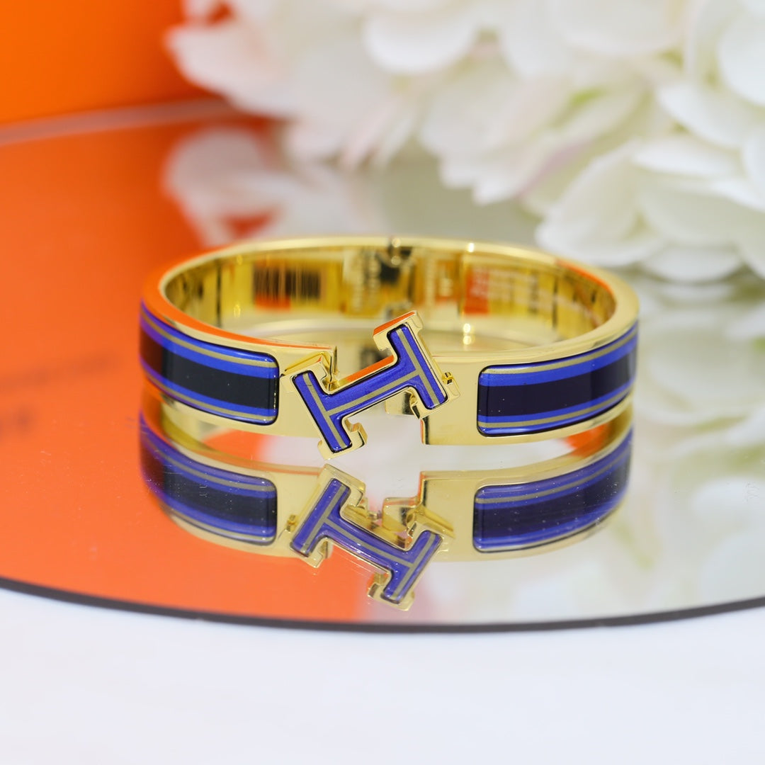 Hermes Clic H Purple Bracelet