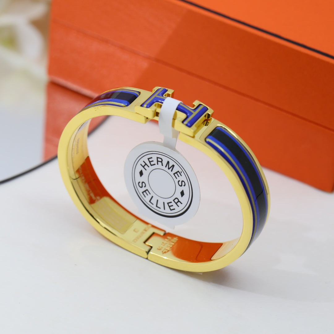 Hermes Clic H Purple Bracelet