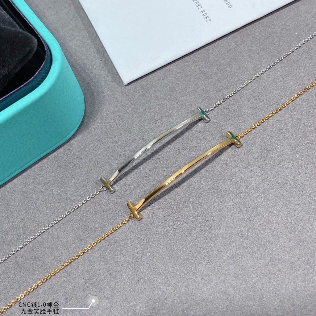 Tiffany Smile Bracelet - 18K White Gold