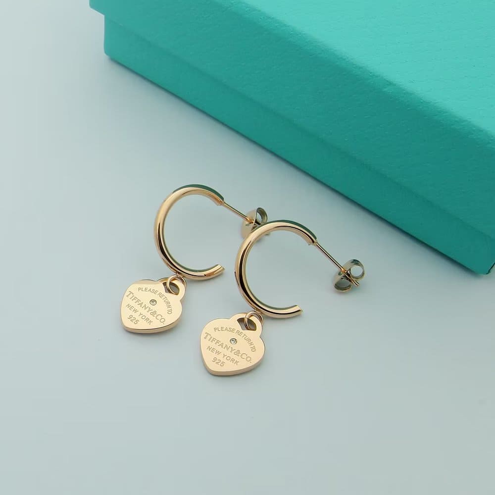 Return to Tiffany Hoop Earrings - 18K Gold