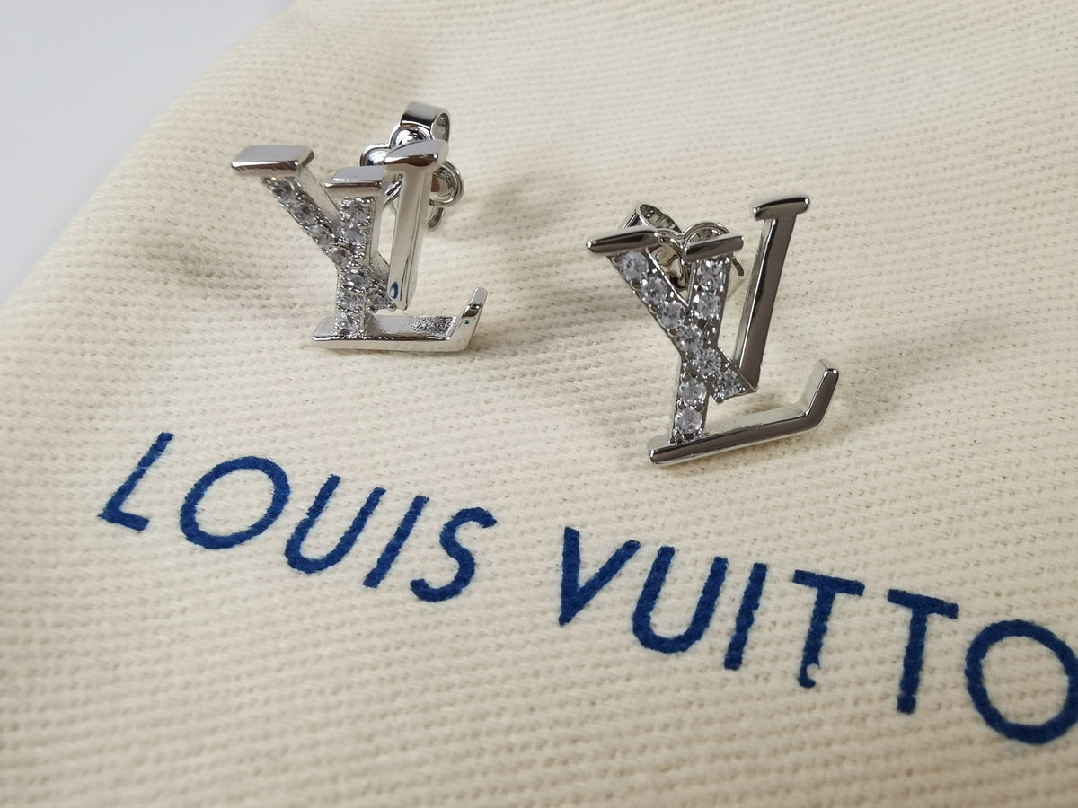 Louis Vuitton Iconic Diamond Earrings - 18K White Gold