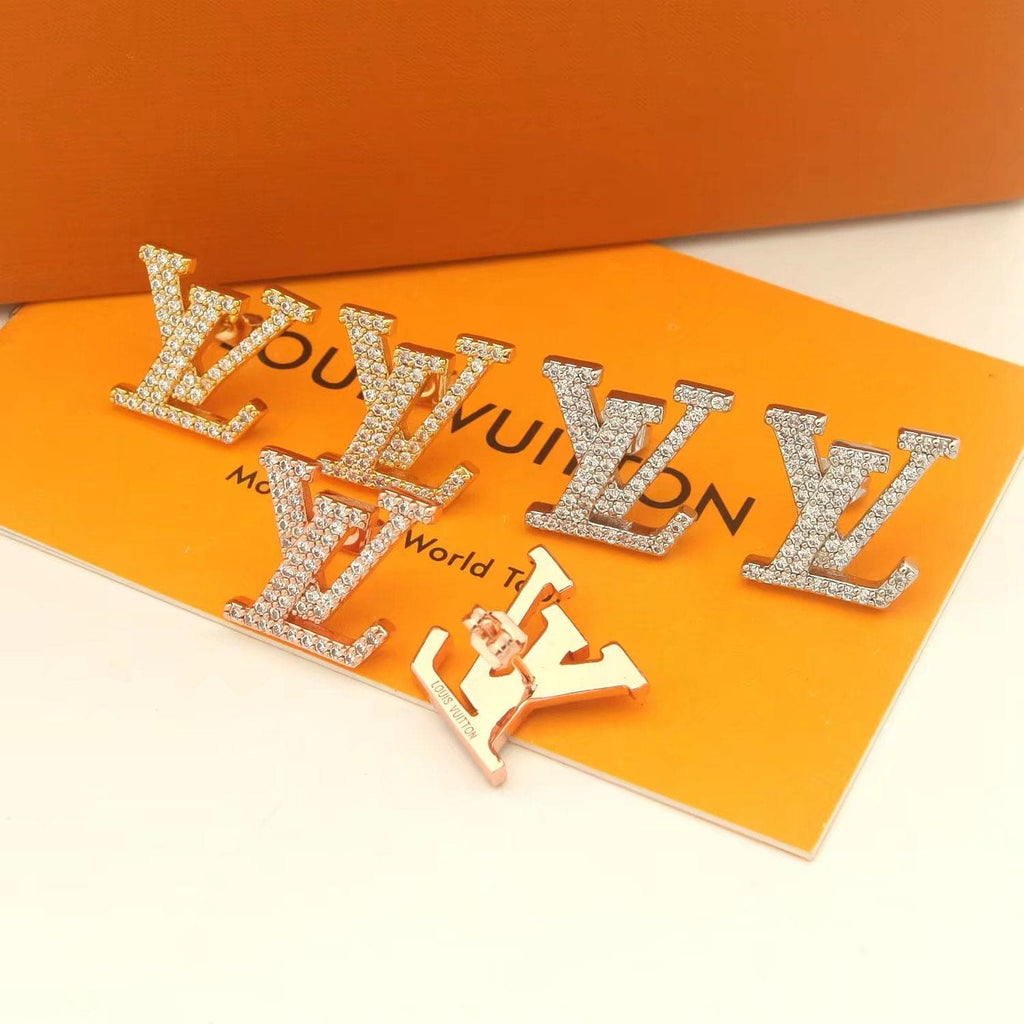 Louis Vuitton Iconic Diamond Earrings - 18K Yellow Gold