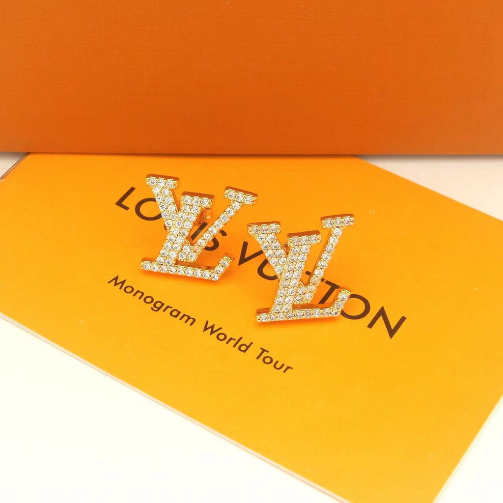 Louis Vuitton Iconic Diamond Earrings - 18K Yellow Gold
