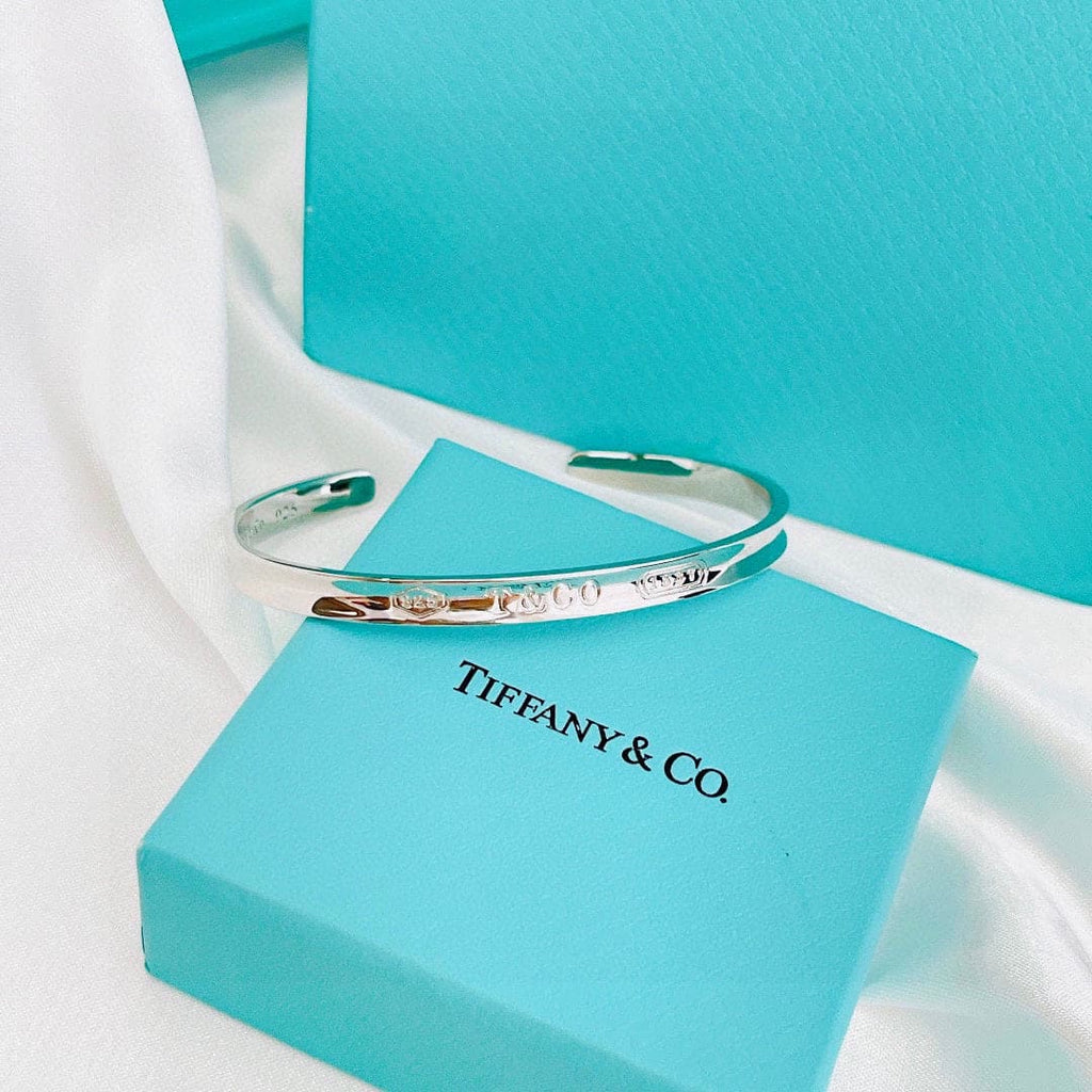 Tiffany 1837 Cuff Bracelet - 18K White Gold